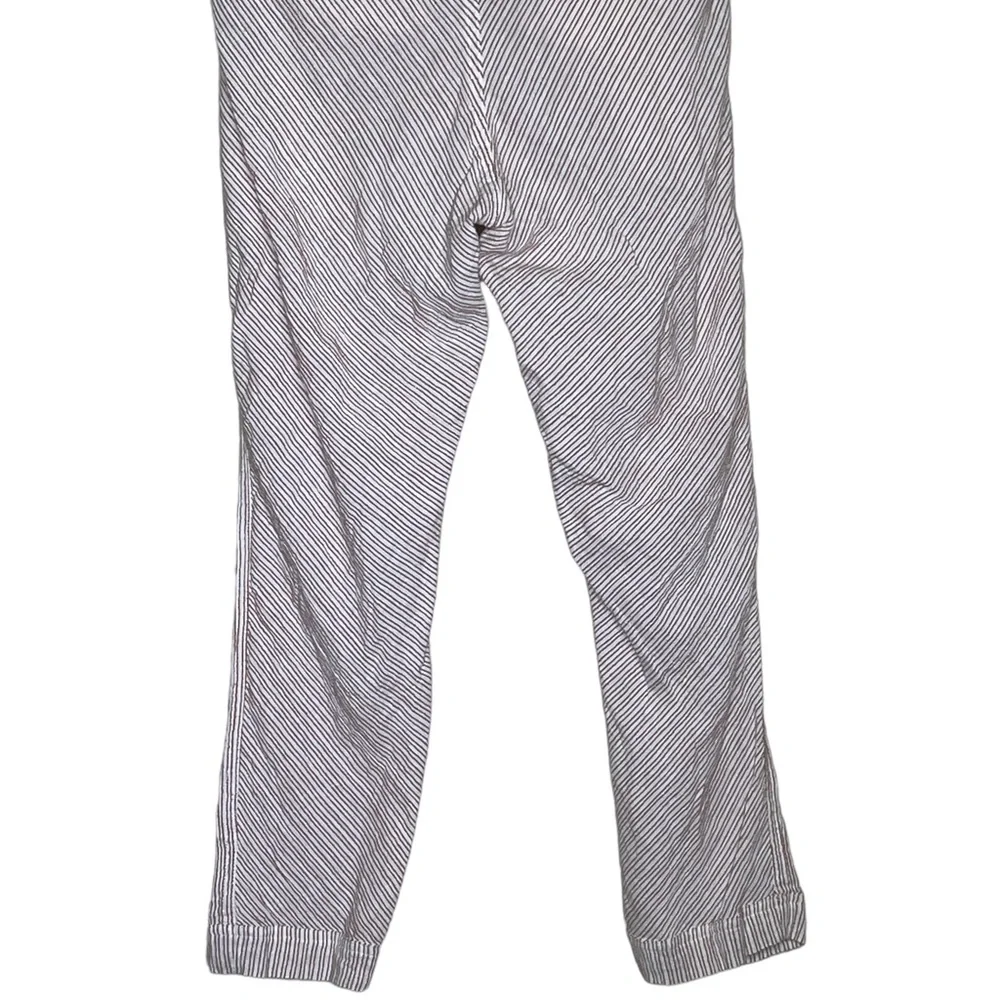 Free People Rumors Yarn Dye In Neutral Dusty Rose & Cream Size 0 Harem Pants